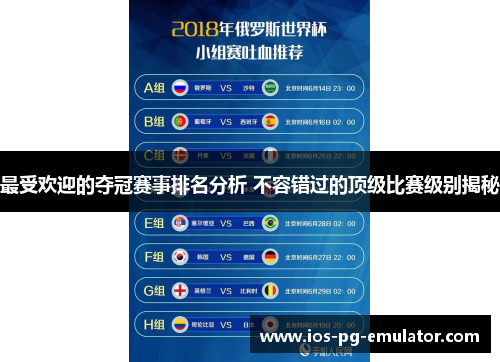 最受欢迎的夺冠赛事排名分析 不容错过的顶级比赛级别揭秘 最受欢迎的夺冠赛事排名分析 不容错过的顶级比赛级别揭秘
