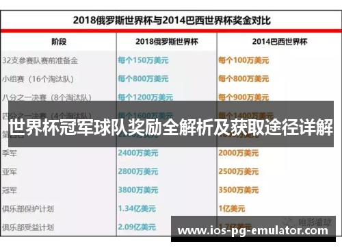 世界杯冠军球队奖励全解析及获取途径详解 世界杯冠军球队奖励全解析及获取途径详解